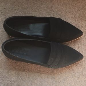 Topshop Platform Black Loafers!! Worn once!